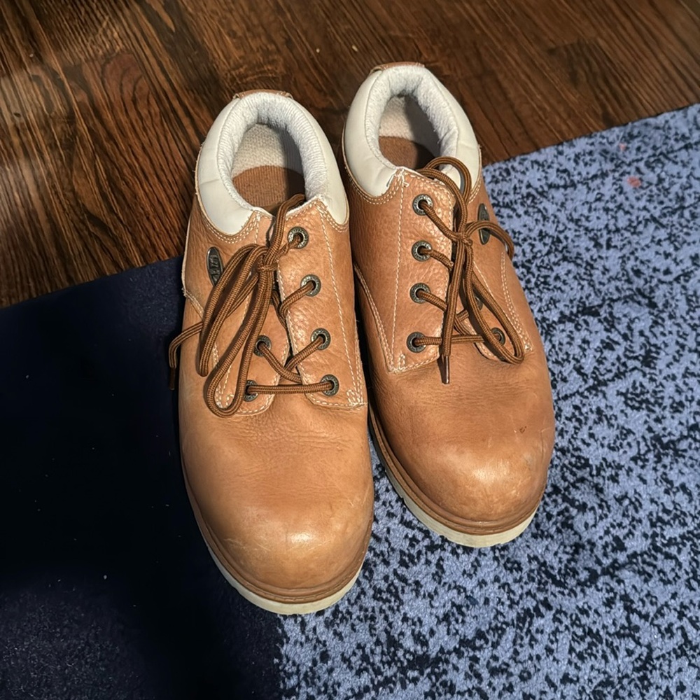 Brown and tan lugz men size 10 1/2